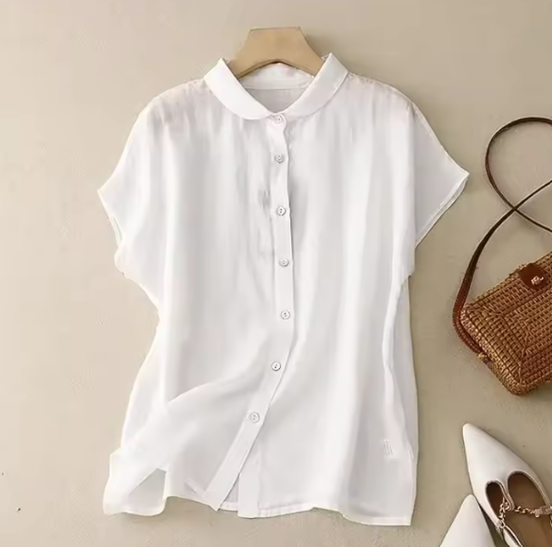 Zomerblouse met korte mouwen