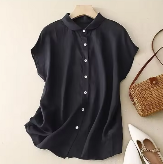 Zomerblouse met korte mouwen